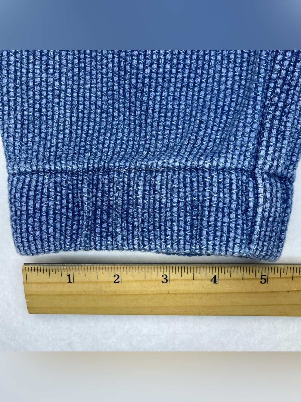 Taylor Stitch The Apres Pant Mens Medium Blue Indigo Sashiko Embroidered NWT - Picture 9 of 9